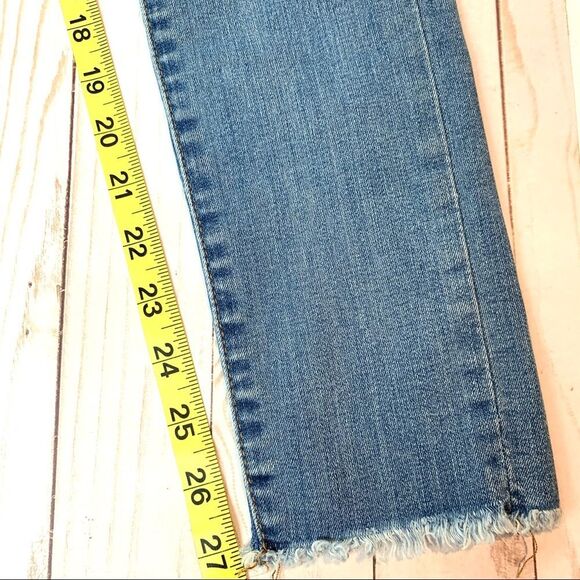 Banana Republic Oleande Frayed Hem Skinny Jeans Size 25 - Picture 12 of 13